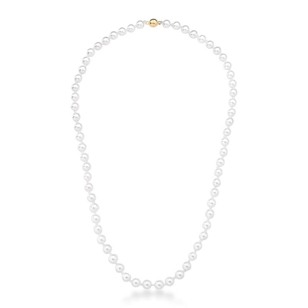 Colar pérolas fecho magnético ouro