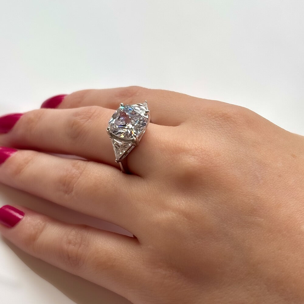 Anel Bali zircônia branca prata 925 - foto 4