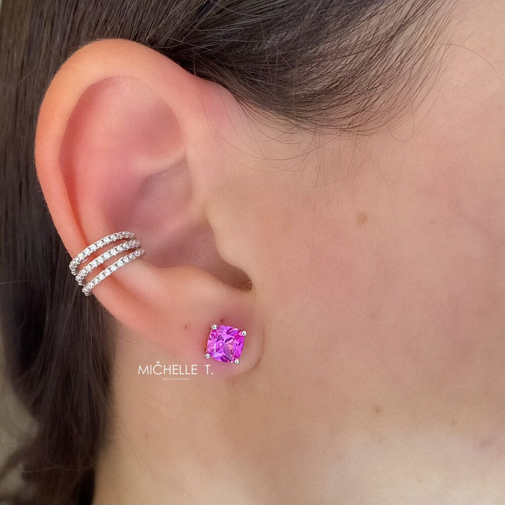 Piercing fake Celine cravejado prata 925 - foto 2