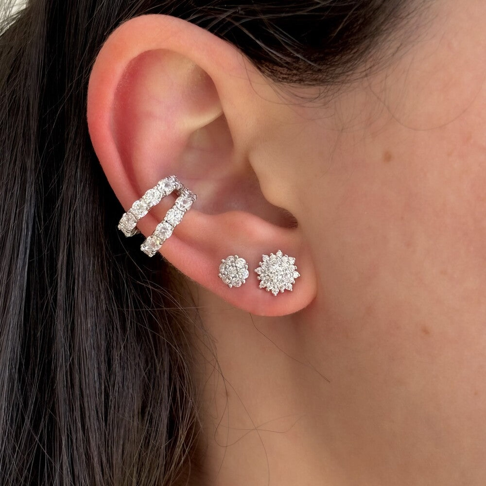 Piercing fake Wendy cravejado com zircônias ródio branco - foto 2
