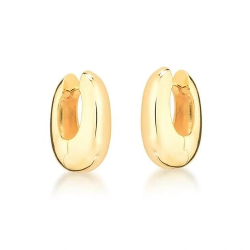 Brinco argola bold Iara ouro