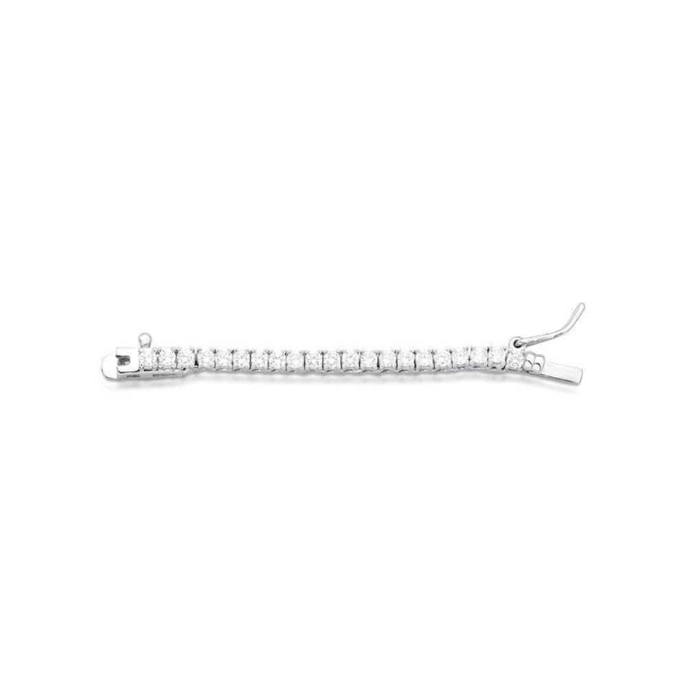Extensor para pulseira ou colar riviera ródio branco (2mm)