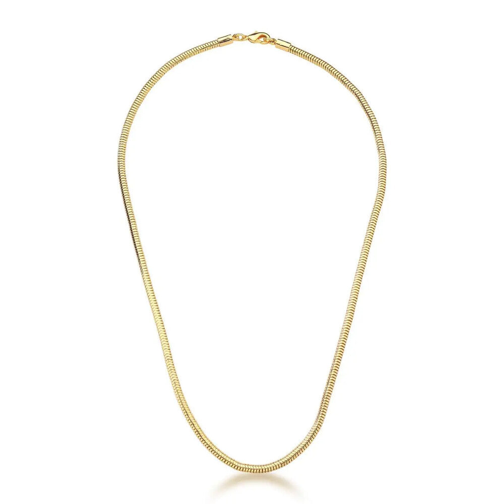 Colar malha rabo de rato ouro (60cm)