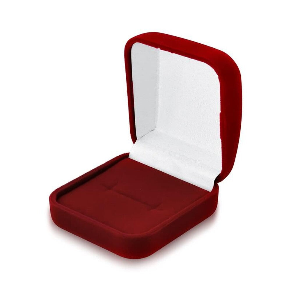 Caixinha para anel veludo vermelho