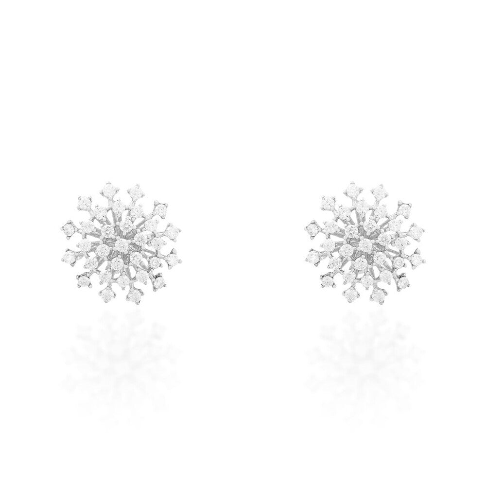 Brinco Aster Moissanite prata 925