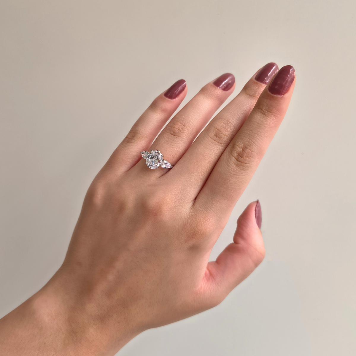 Anel Blake oval zircônia branca prata 925
