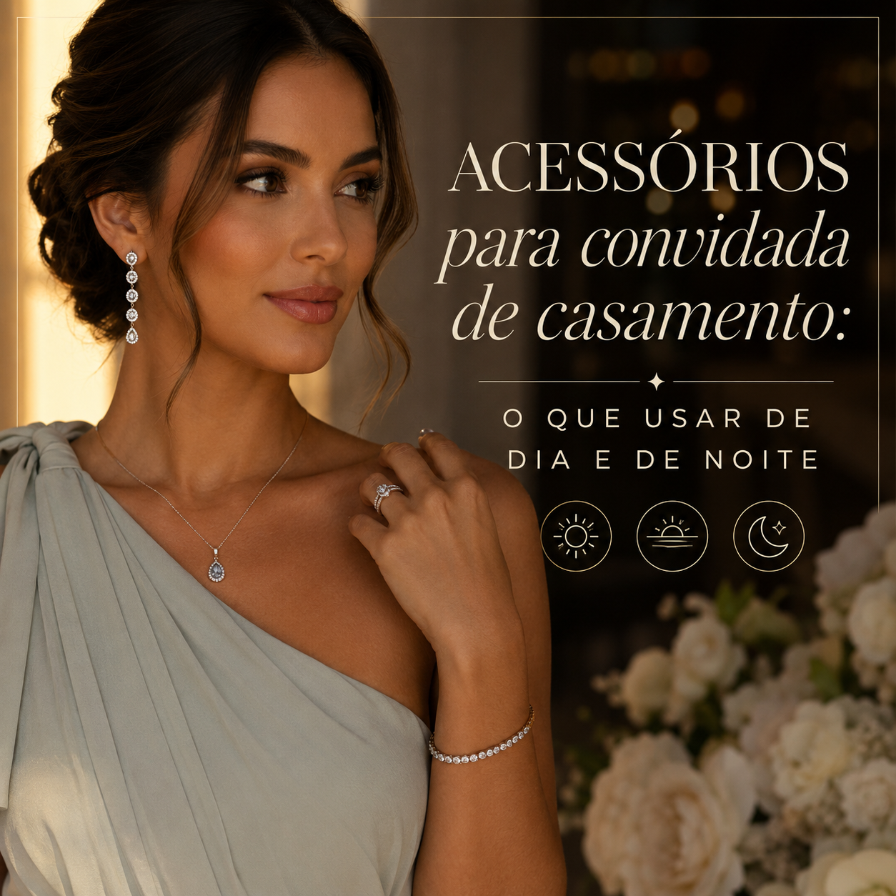 Acessórios para convidada de casamento: o que usar de dia e de noite