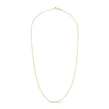 Colar Vicky bolinhas lisas ouro (60cm)