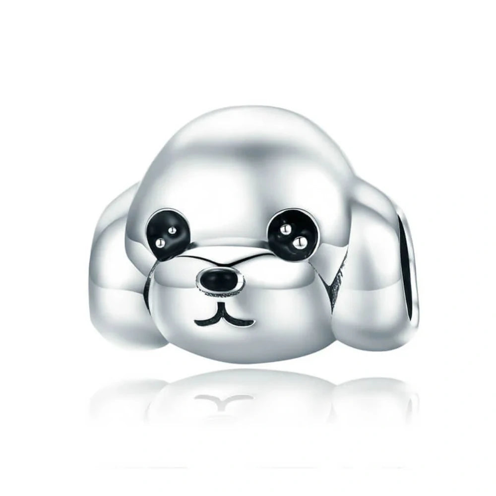 Berloque cachorro prata 925