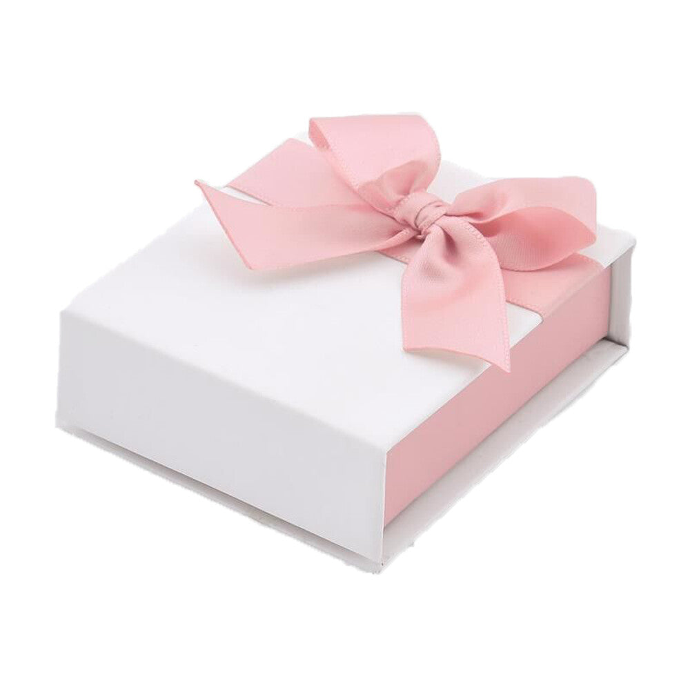Caixinha para presente em papel e veludo (rosa)