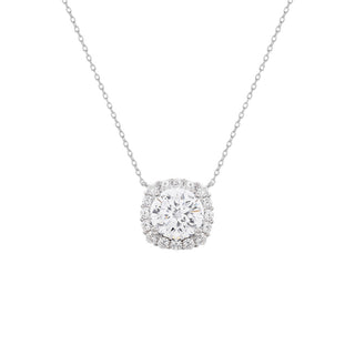 Colar Lella zircônia branca prata 925