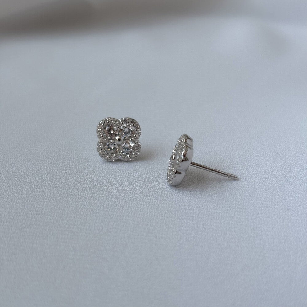 Brinco Fiorella zircônias brancas prata 925 - foto 4