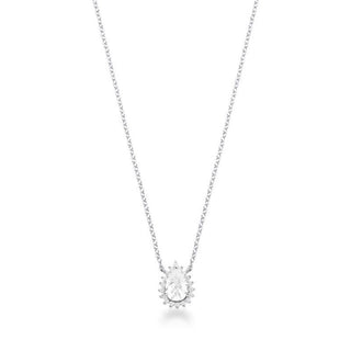 Colar Zoey gota zircônia branca prata 925