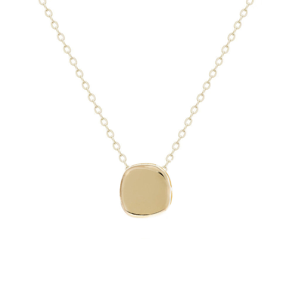 Colar Jersey M liso ouro