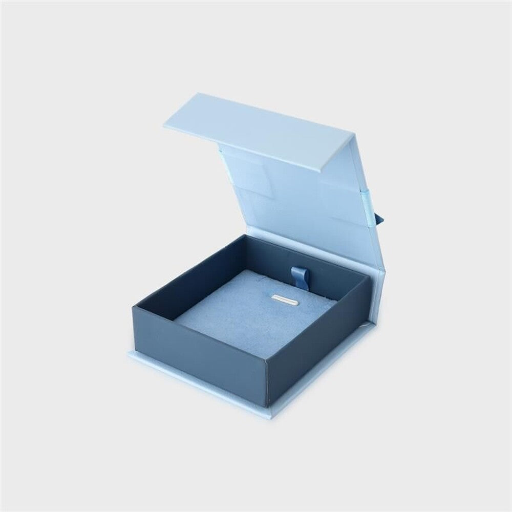 Caixinha para presente em papel e veludo (azul) - foto 2