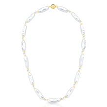 Colar Pearl Soft pérola barroca shell ouro