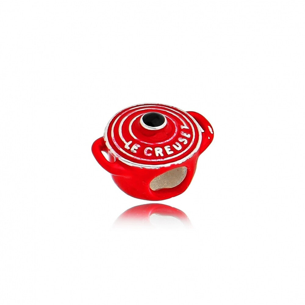 Berloque panela le creuset prata 925