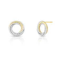 Brinco Orbit círculo zircônias brancas mix de banhos