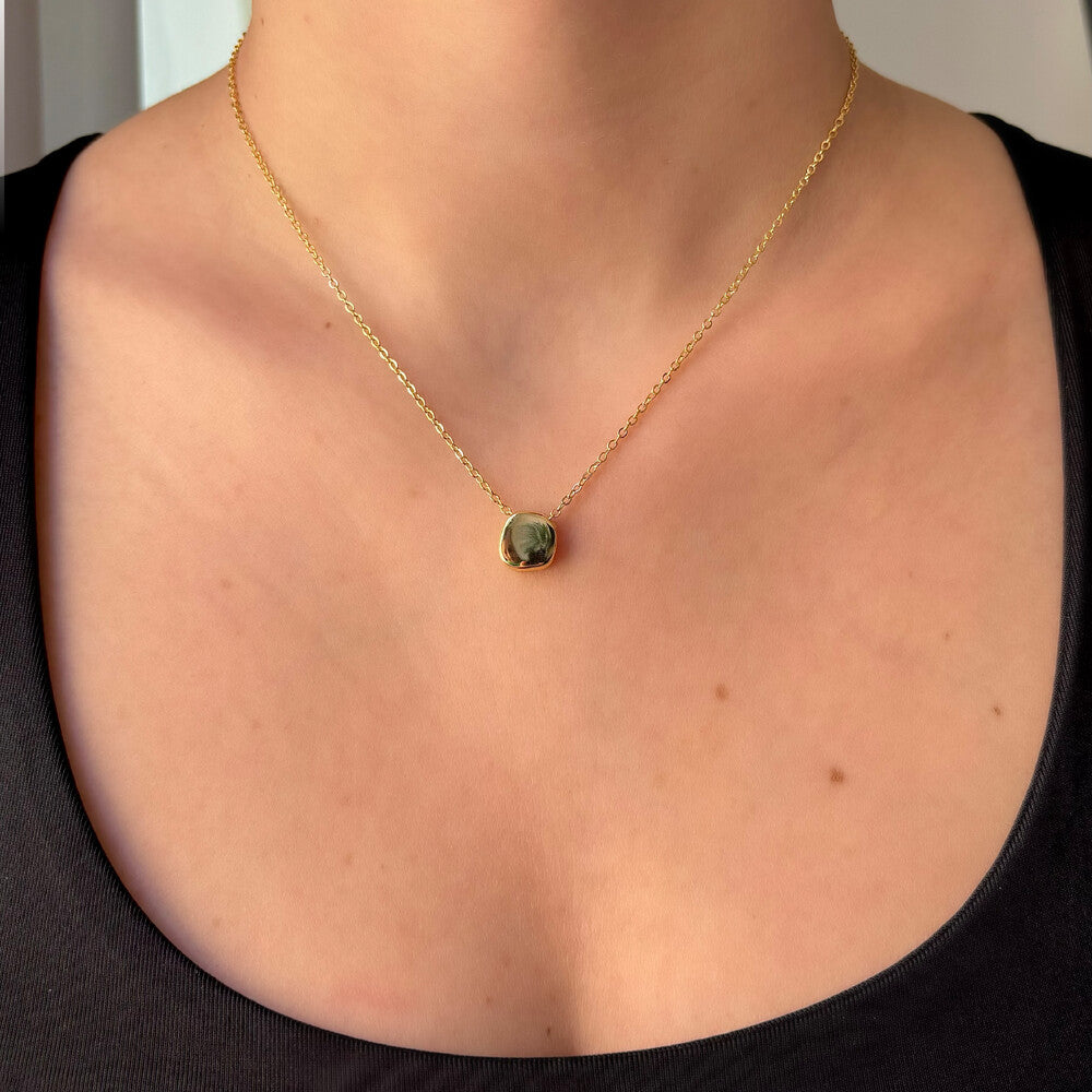 Colar Jersey M liso ouro - foto 2