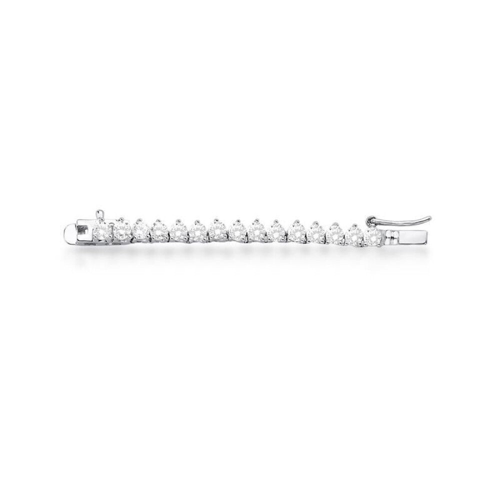 Extensor para pulseira ou colar riviera ródio branco (3mm)