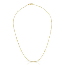 Colar Vicky bolinhas lisas ouro (50cm)