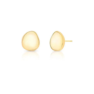 Brinco Vega orgânico liso ouro