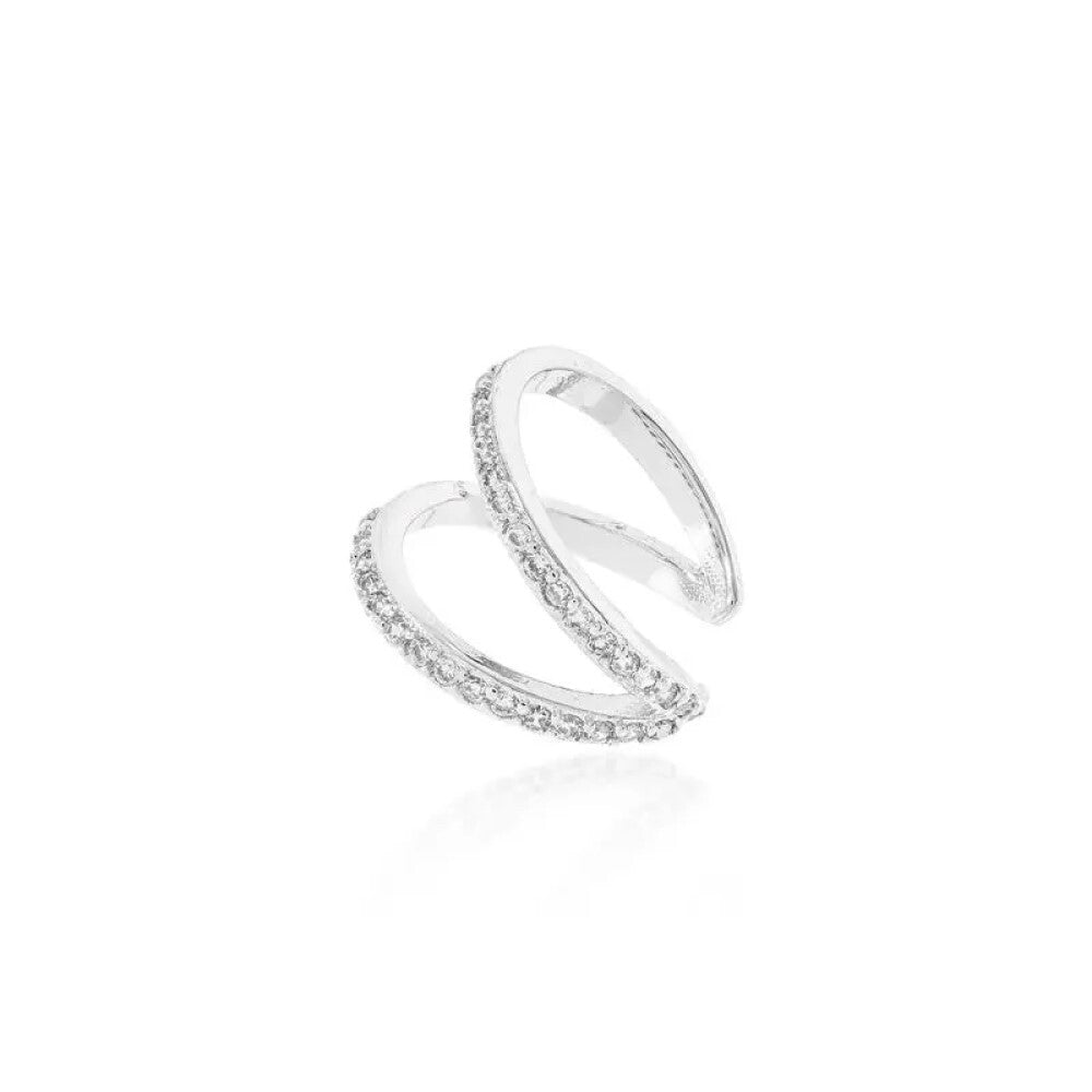 Piercing fake Anny com zircônias ródio branco
