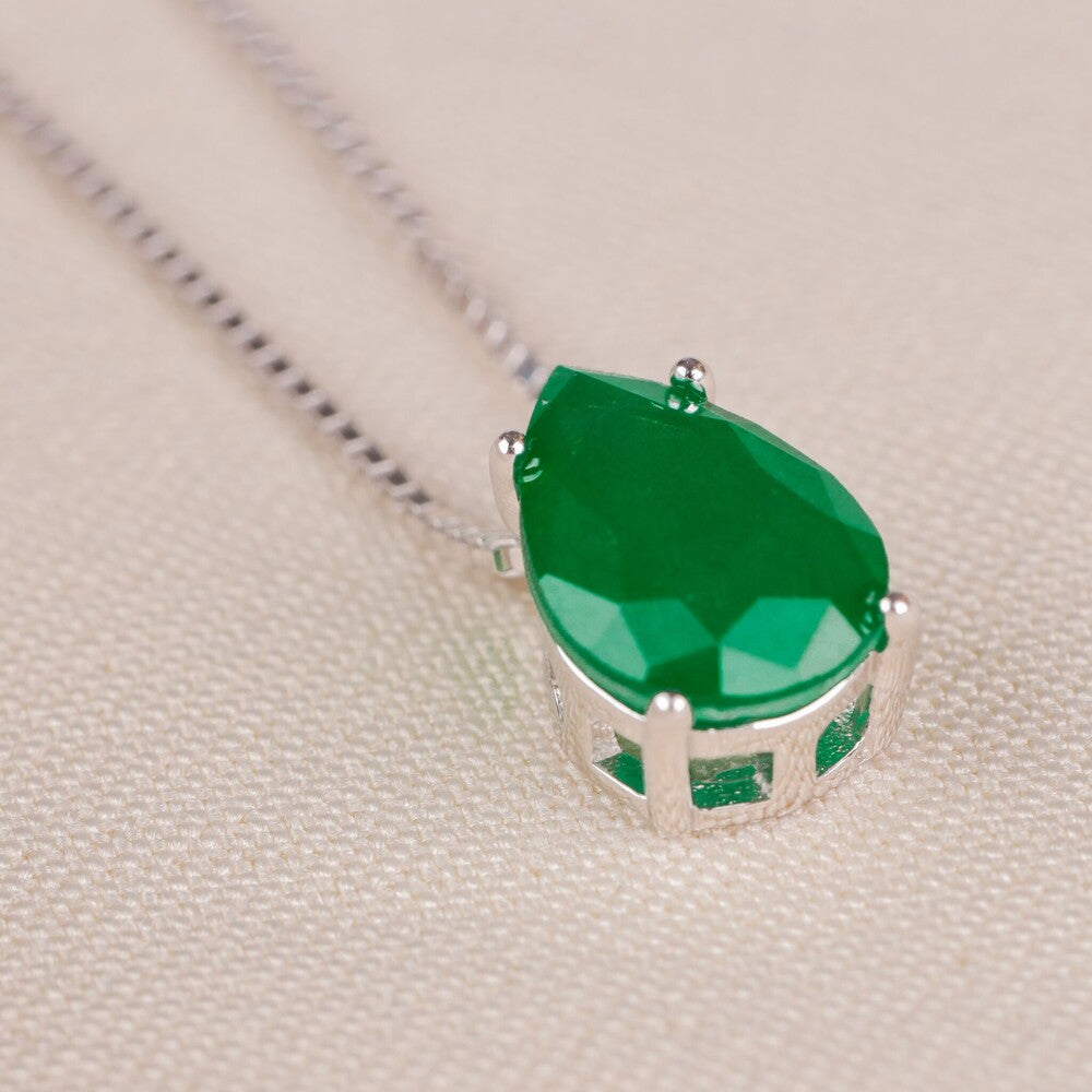 Colar gota Ivy esmeralda fusion prata 925 - foto 4