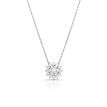 Colar Micaela cravejado Moissanite prata 925