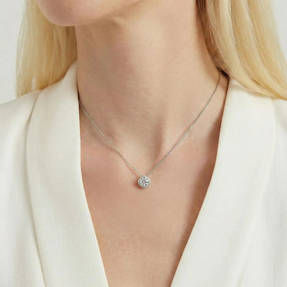 Conjunto Toscana cravejado Moissanite 1.0ct prata 925