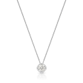 Colar Toscana cravejado Moissanite 1.0ct prata 925